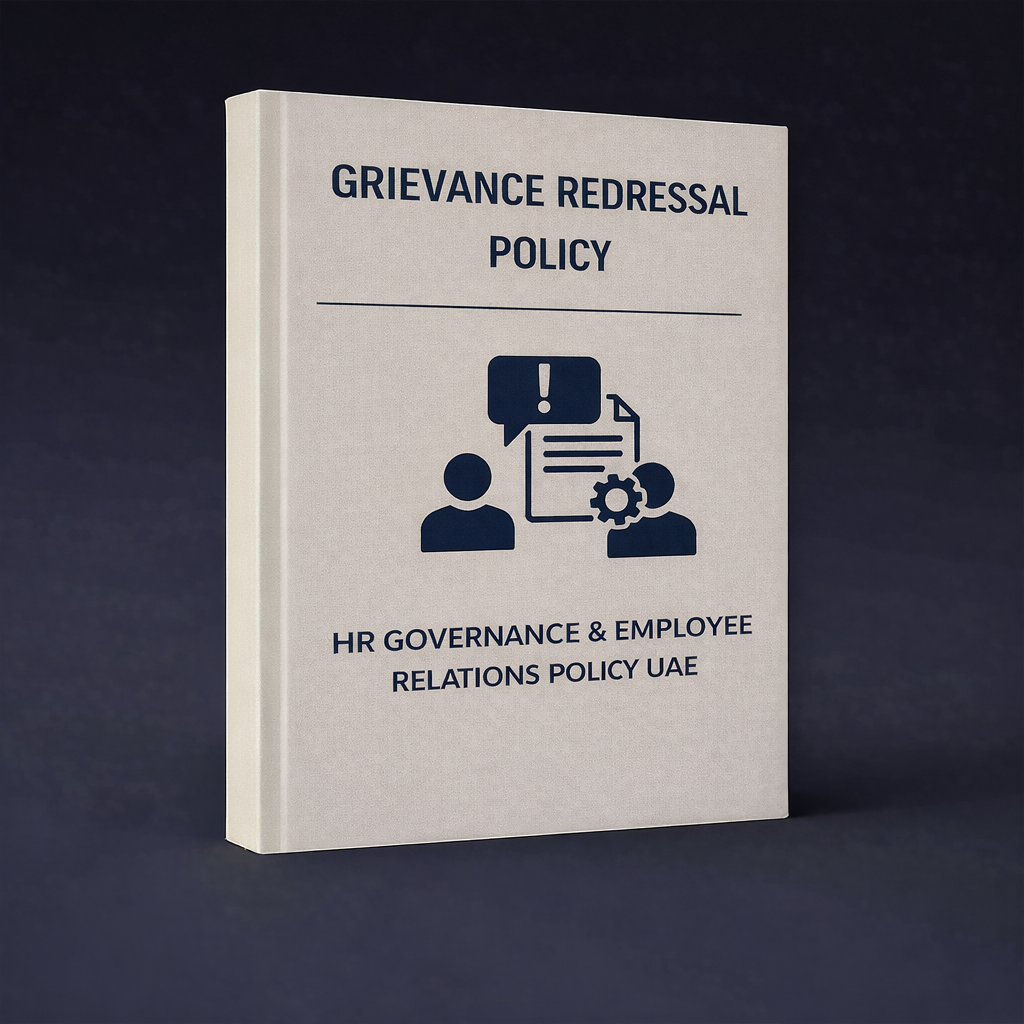 Grievance Redressal Policy – HR Governance & Employee Relations Policy UAE